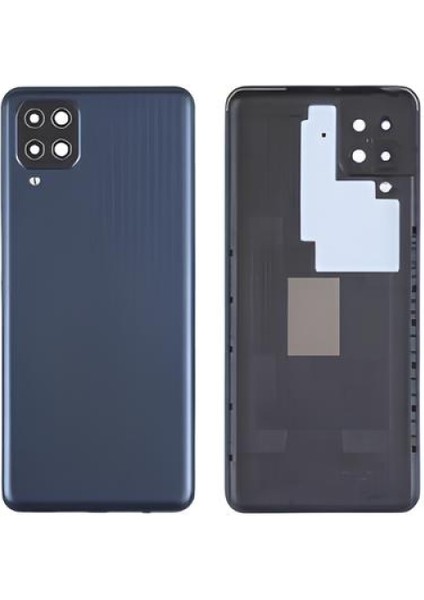 Samsung Galaxy M12 - SM-M127 Full Kasa Arka Kapak Takım Siyah
