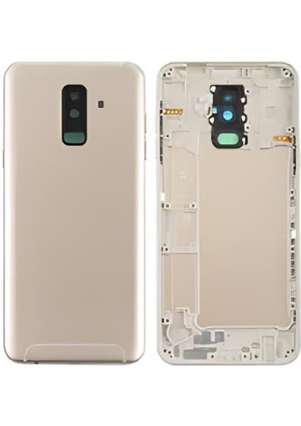 Samsung Galaxy A6 Plus - SM-A605F Full Kasa Arka Kapak Takım Gold