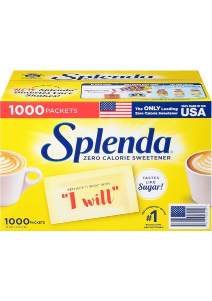 No Calorie Sweetener Tatlandırıcı 1000 Packets