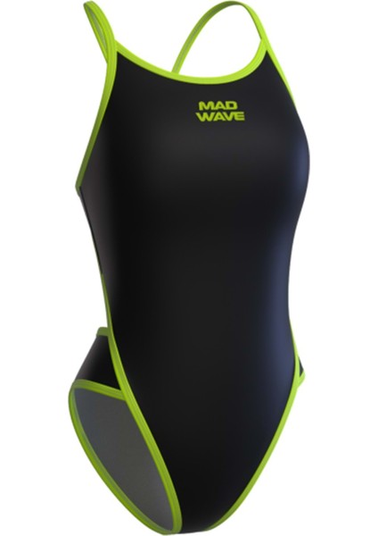 Kadın Yüzücü Mayosu Antichlor Daria Pbt - Siyah - L/40 Beden