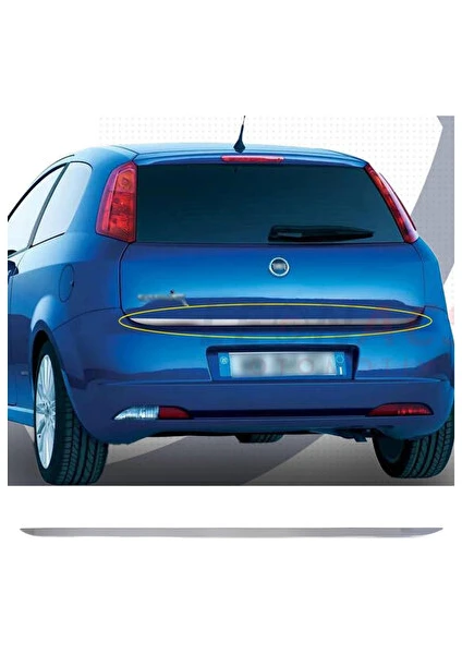 Ebal Oto Fiat Grande Punto Krom Bagaj Alt Çıtası 2006 Üzeri P. Çelik