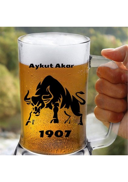Taraftara Özel Boğa Tasarımlı Bira Bardağı modelleri