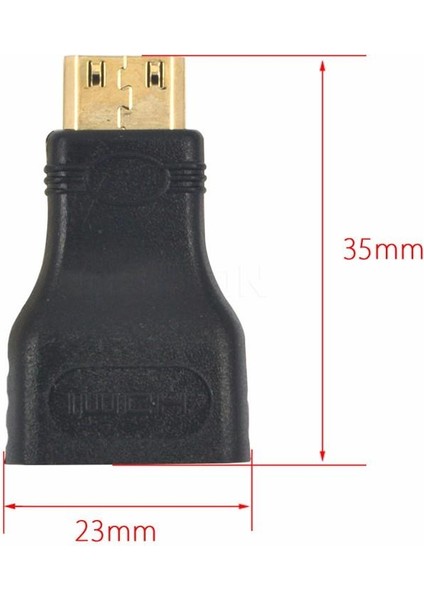 HDMI To Mini HDMI Tablet Tv Çevirici Dönüştürücü Adaptör 4525