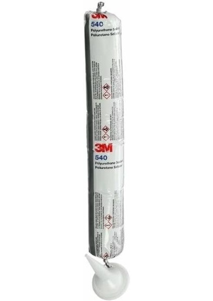 540 Pü Sızdırmaz Yapıştırıcı Siyah Mastik 600 ml (4 Ad)