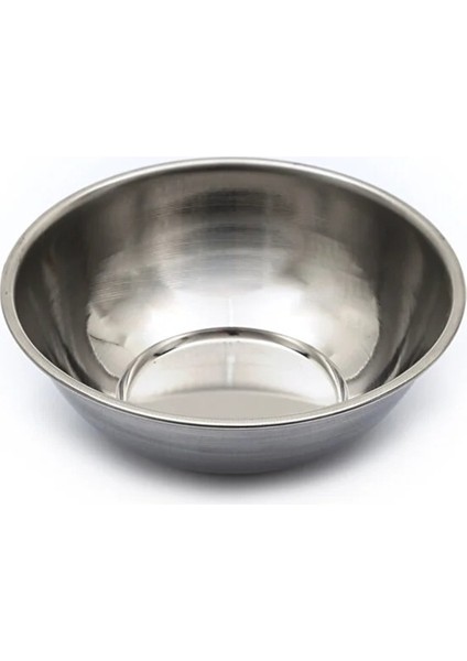 16 cm Paslanmaz Çelik Çorba Yemek Kasesi 6 Adet Sos Mama Tereyağı Tabağı Meze Tabağı 430 Tas No:3