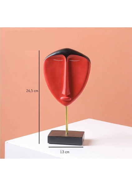 Picasso Maske Soyut Yüz Biblo - Redface