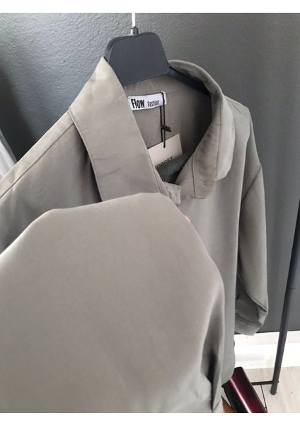 Haki Yeşil Renk Modal Kadın Gömlek fırsatları