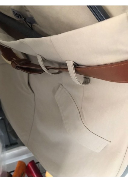 Albi Hadi Sütlü Kahverengi Kemerli Kapak Cep Detaylı Tasarım Tensel Kadın Mini Etek modelleri