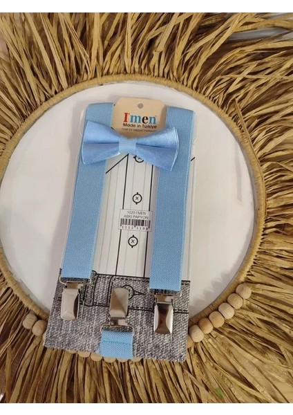 1-8 Yaş 23 Nisan Erkek Çocuk Papyon Askı Takımı