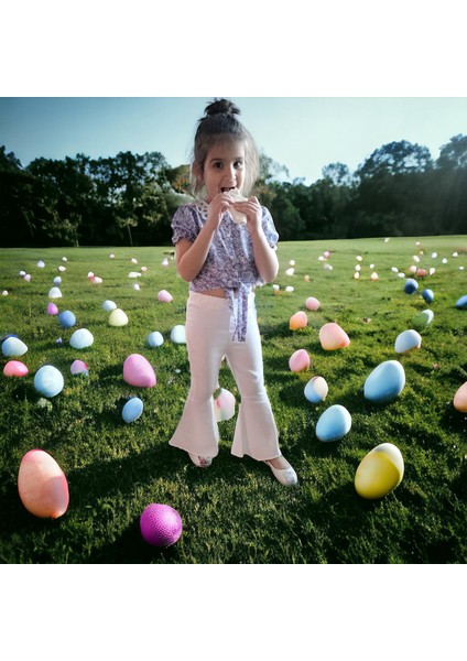 Yakası Dantelli Ispanyol Paçalı Kız Takım fiyatları