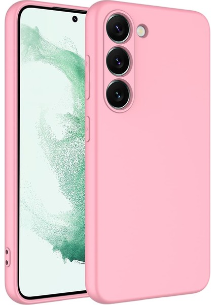 Samsung Galaxy S23 Uyumlu App Mara Lansman Kapak-Pembe