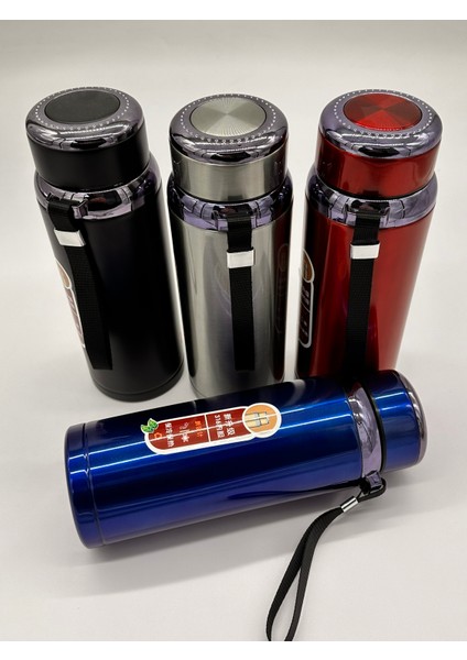 1. Kalite 316 Paslanmaz Çelik Termos Taşınabilir Askılı Vakumlu Kapak 800 Ml.