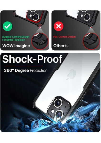 iPhone 15 Kılıf Darbe Önleyici 3D Kamera Korumalı Arkası Sararmaz Sert Şeffaf Kenarları Silikon Kapak modelleri