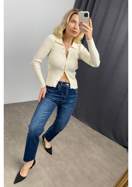 Koyu Mavi Boyfit Jean fiyatları