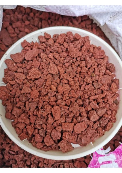 Akvaryum Kumu Lav Kırığı ( Bitki Akvaryumu ) Lav Taşı 4 Litre Çürüf Kaktüs Sukulent Dekor 2 Ila 5mm