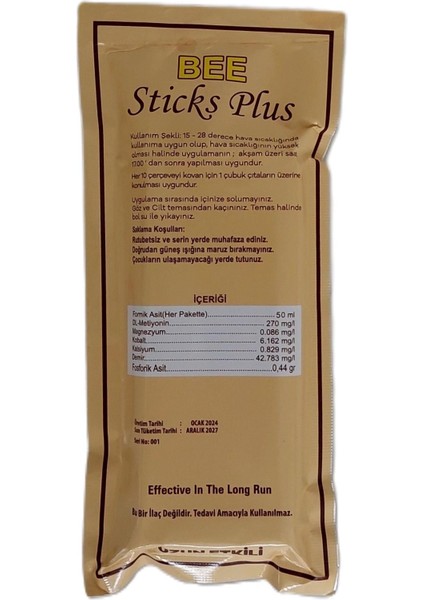 Bee Sticks Plus fiyatları