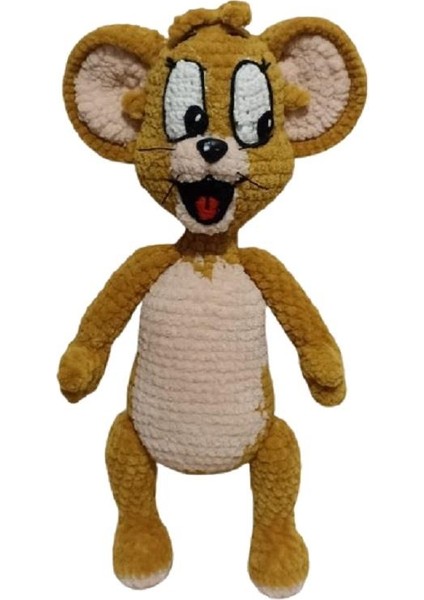 Oyuncak Park Neşeli Fare Jerry Amigurumi Organik Oyuncak