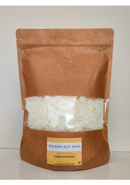 %100 Natural Soy Wax Pul Şeklinde Flake Vegan Organik Soya Wax Doğal Kokulu Mum Yapma Malzemesi 5 kg