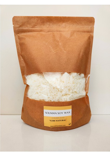 %100 Natural Soy Wax Pul Şeklinde Flake Vegan Organik Soya Wax Doğal Kokulu Mum Yapma Malzemesi 5 kg