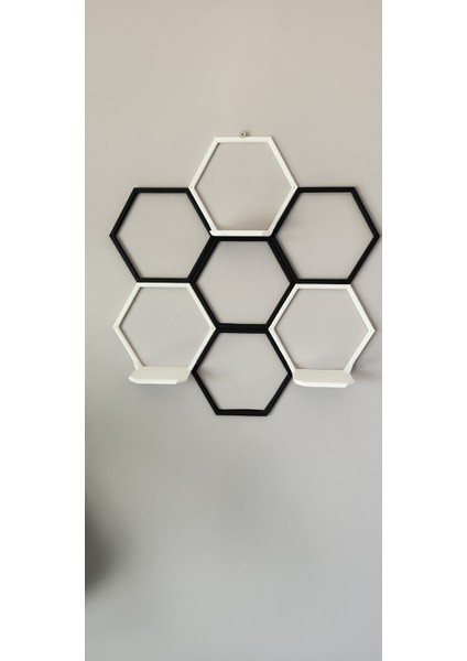 Ev Duvar Rafı 7 Parca 51 cm