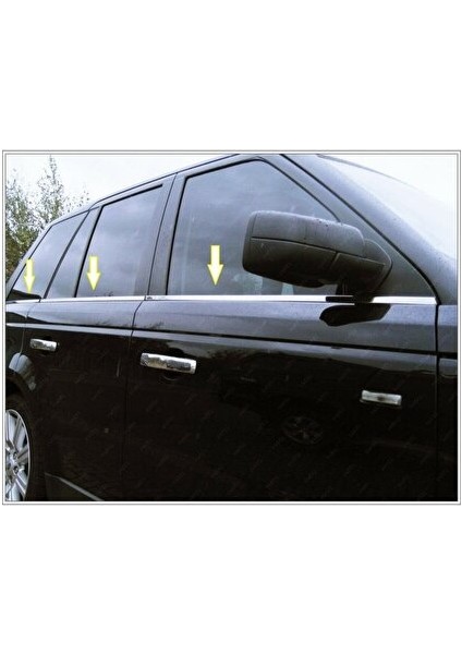 Land Range Rover 3 L322 Krom Cam Çıtası 6 Prç. 2002 Üzeri P.çelik