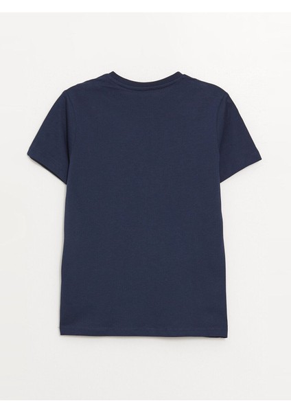 Lcw Kids Bisiklet Yaka Baskılı Kısa Kollu Erkek Çocuk Pijama Takımı modelleri