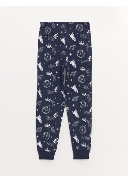 Lcw Kids Bisiklet Yaka Baskılı Kısa Kollu Erkek Çocuk Pijama Takımı indirimleri