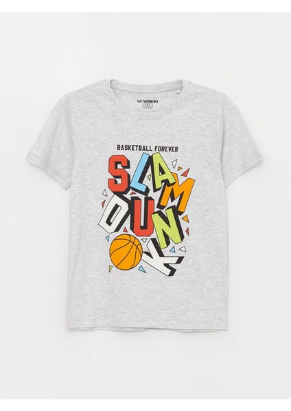 Lcw Kids Bisiklet Yaka Baskılı Kısa Kollu Erkek Çocuk Şortlu Pijama Takımı modelleri