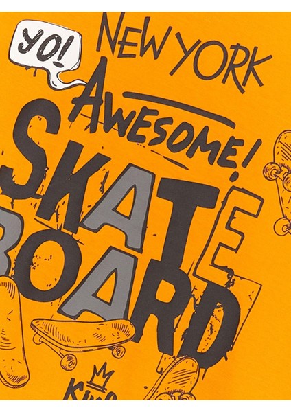 bisiklet Yaka Baskılı Kısa Kollu Erkek Çocuk Pijama Takımı modelleri