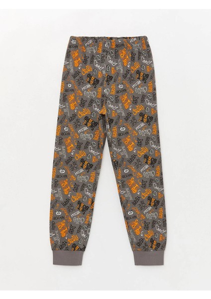 bisiklet Yaka Baskılı Kısa Kollu Erkek Çocuk Pijama Takımı fırsatları