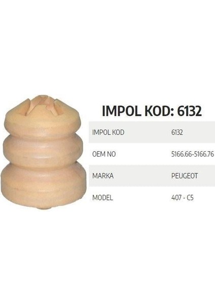 Süspansiyon Takozu Ön Peugeot 407