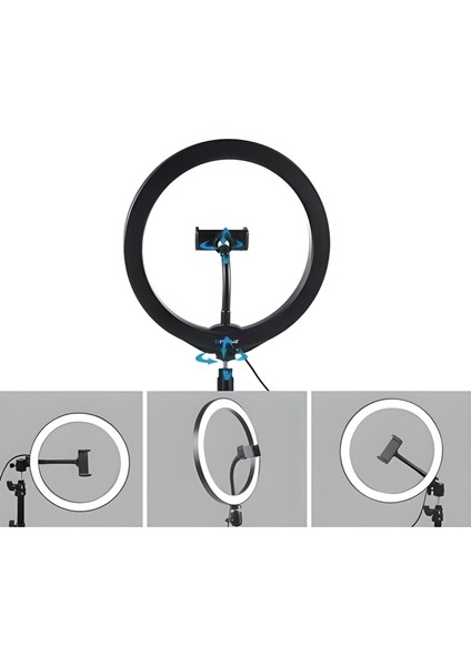 Mbb Eticaret 8inç 20CM Youtube Instagram Tiktok Selfie Stüdyo Video Fotoğraf Ring Light Tripod LED Halka Işık fırsatları