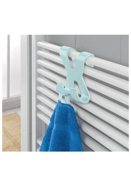 Pratik Kolay Taşınabilir Havlupan 2 Kancalı Banyo Askısı