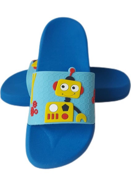 Çocuk Robot Desen Çocuk Terlik modelleri