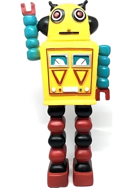 Mbb Eticaret Decotown Nostaljik Sevimli Uzaylı Robot Şeklinde Figür Biblo