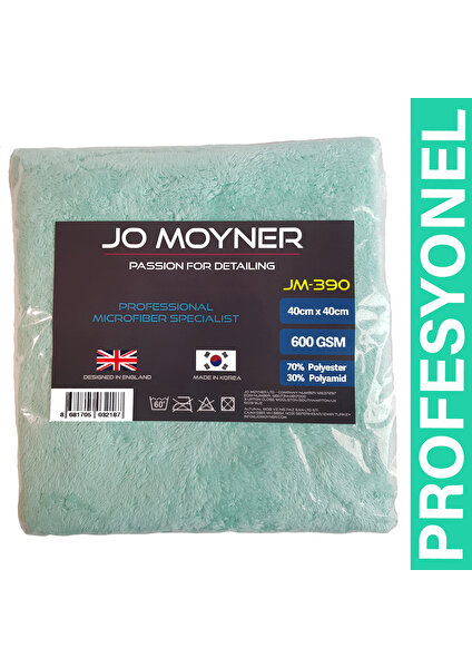 Jo Moyner Cila Silme Bezi Ultra Soft Buffing Cloth 40X40 cm Kore'den Ithal Profesyonel Detailing Bezi