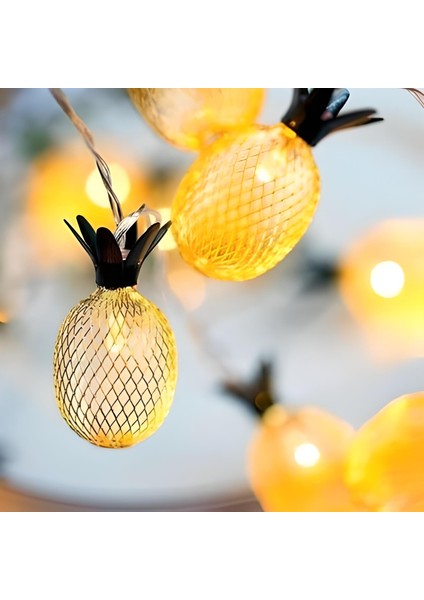 Dekoratif Pilli Pineapple Ananas Pilli Şerit LED Işık (1 Metre)