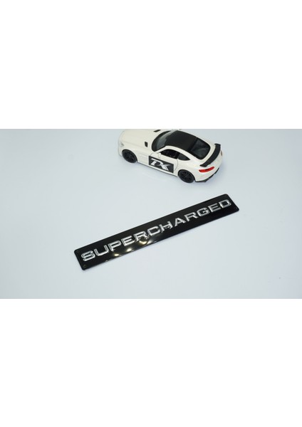 Supercharged Bagaj Siyah Logo Arma Range Rover Ile Uyumlu