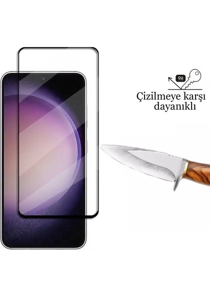 Samsung Galaxy S23 Fe Kırılmaz Cam 5d Tam Kaplayan 9h Temperli Ekran Koruyucu