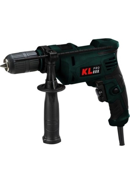 2 Yıl Kl Pro Darbeli Matkap KLDM1106 650WATT 13MM Kablolu Anahtarsız 0 - 250 Watt Darbeli