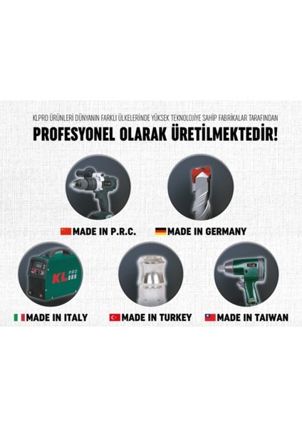 2 Yıl Kl Pro Darbeli Matkap KLDM1106 650WATT 13MM Kablolu Anahtarsız 0 - 250 Watt Darbeli