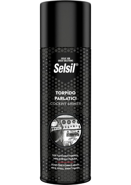 Selsil Oto - Araç Torpido Parlatıcı Sprey 200ML Hoş Kokulu - Parlak - Toz Tutmayan Formül (4434)