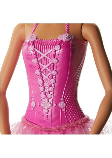 Barbie Balerin Bebekler Kumral Lila Elbiseli - GJL58-GJL59 fırsatları