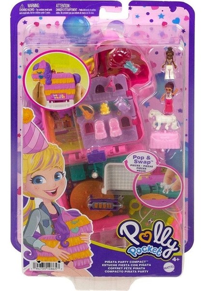 Polly Pocket ve Maceraları Micro Oyun Setleri Pinata Party Compact FRY35-HKV32