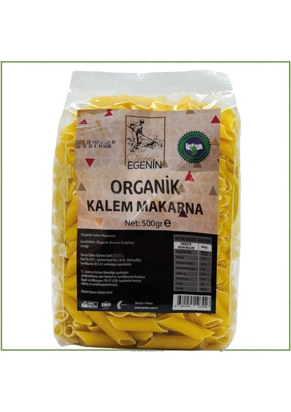 Tardaş Egenin Organik Kalem Makarna 500 gr