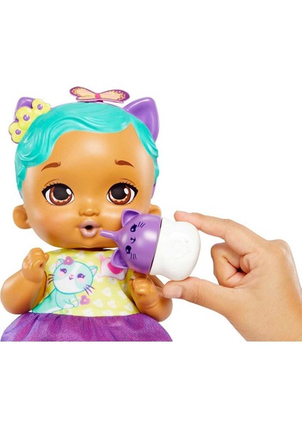 Yavru Kedi Bebeğimin Bakım Zamanı Mavi Saçlı HHL22 indirimleri