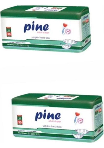 Bel Bantlı M 30'lu 2 Paket Hasta Bezi