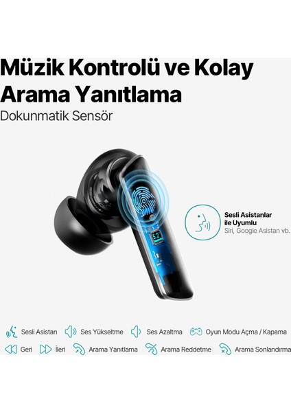 Airbeat Pro Max Anc Gerçek Kablosuz Tws Bluetooth Kulaklık