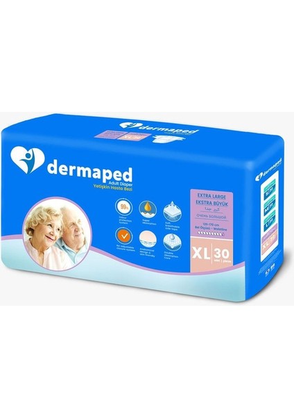 Belbantlı Yetişkin Hasta Bezi Xl Beden 30 Lu