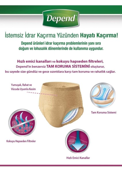 Emici Külot Hasta Bezi Xl - Extra Büyük Kadın (30 Adet) fiyatları